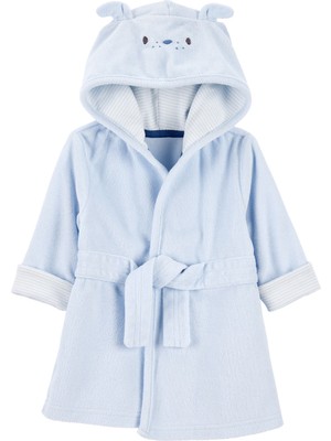 Erkek Bebek Mavi Bornoz