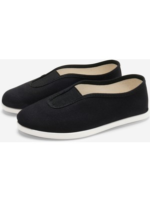 Domyos Çocuk Kumaş Jimnastik Ayakkabısı - Siyah