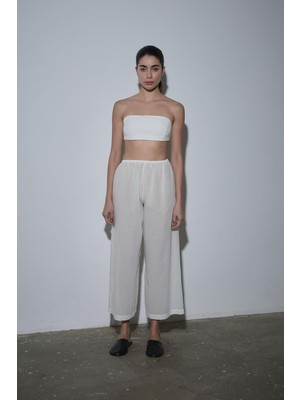 Suud Collection Kadın Pantolon Astarı %100 Pamuk Hafif Kumaş 36/38 Beli Lastikli