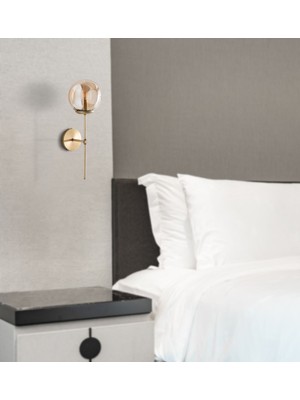 Şık Modern Skandinav Duvar Lambası Gold Kaplama, Evinize Zarafet Katın