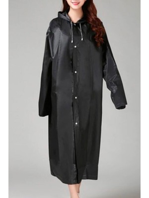 Eva Siyah Pardesü Yağmurluk (5224)