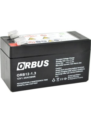 Orbus ORB-1213 ,12V/1.3AH Kuru Akü