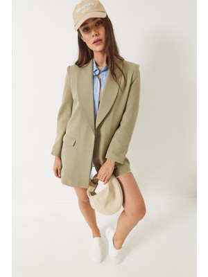 Shade Kadın Leopar Astarlı Blazer Ceket