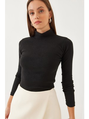 Shade Kadın Balıkçı Yaka Basic T-Shirt