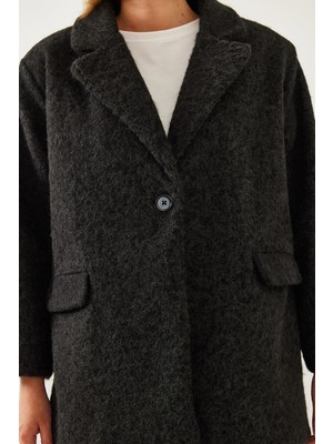 Shade Kadın Salaş Kaşe Kaban