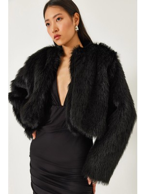 Shade Kadın Suni Kürkllü Astarlı Mont
