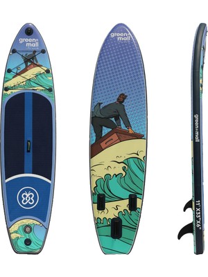Greenmall Wave Fighther Şişme SUP Board / Paddle Board 335 cm
