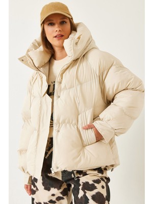 Shade Kadın Kapişonlu Şişme Mont