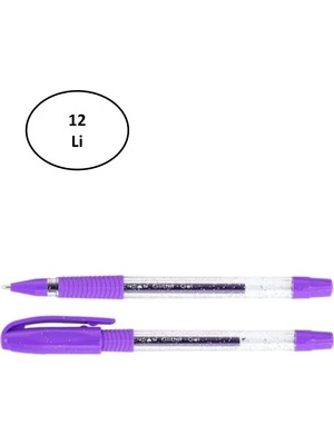 Pensan Glitter Simli Jel Kalem Vıolet 1 mm 12'li