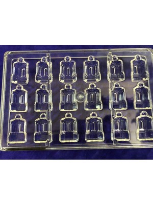 Çok Renkli Polikarbon Çikolata Kalıbı 18'li, Dayanıklı ve Kullanışlı, Eğlenceli Tasarım