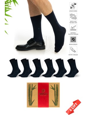 Dayco Premium Lacivert Bambu Yün Kışlık Erkek Soket Çorap
