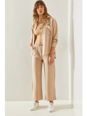 Shade Kadın Beli Lastikli Pantolonlu Alt Üst Takım