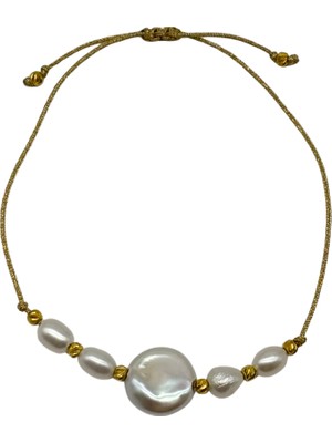 Dorikalı Doğal Incili Şans Bilekliği