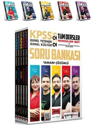 Yargı Yayınevi Yargı 2026 Kpss Gy-Gk Tüm Dersler Modüler Soru Bankası Seti Mesleki Hazırlık Tamamı Çözümlü