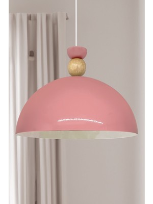 Şık Pembe Sarkıt Avize, Salon ve Kafe Dekorasyonuna Uygun Aydınlatma