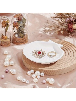 Beyaz Dekoratif Istiridye Takı ve Aksesuarlık, Ev ve Ofis Şıklığı