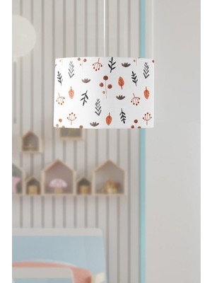 Renkli Çiçek Desenli Çocuk Odası Sarkıt Avize, Şık ve Renkli Aydınlatma Seçeneği