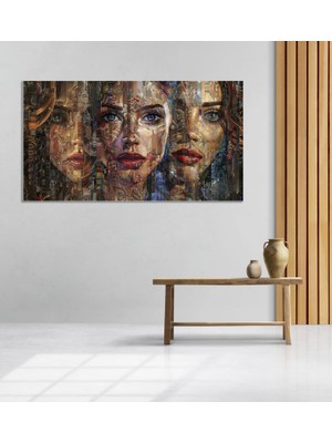Bestablo Renk Katan Detaylar BTSYT-0113 Kanvas Tablo