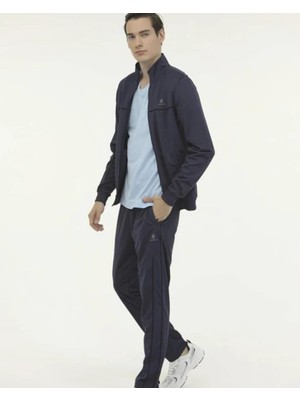 Belirtilmemiş Lumberjack CT176 Leon Erkek Siyah Dik Yaka Eşofman Takımı