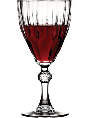 6'lı Parlak Taşlı Şarap Kadehi Seti, Şıklık ve Kaliteyi Yansıtan Tasarım