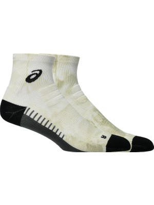 Asics Performance Run Quarter Sock Unisex Beyaz Koşu Çorabı 3013B016-100