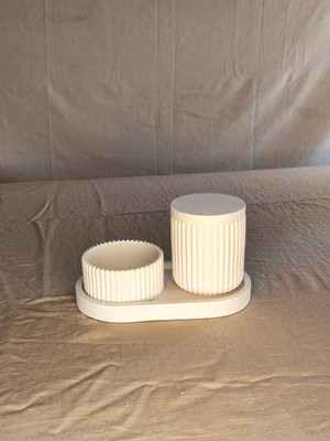 Dekoratif Kapaklı Kutu 4 Parçalı Set