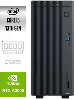 Asus Expertcenter P500MV-410 I5-13420H 64GB 2tb Quadro RTXA2000 12GB W11PRO Mini Tower Masaüstü Bilgisayar
