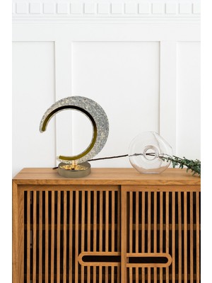 Şarjlı Ay Kristal Elmas Masa Lambası, Dokunmatik, Romantik, Akrilik, Led, Gece Işığı