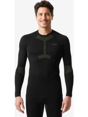 Wedze Erkek Üst Kayak Termal Içliği - Siyah/haki - BL500 Soft