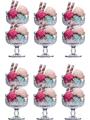 Turuncu Renkli 12'li Dondurmalık Seti, Şık ve Kullanışlı Tasarım