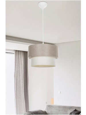 Iki Katlı Kumaş Pasta Avize, Yatak ve Çocuk Odası Için Şık Aydınlatma