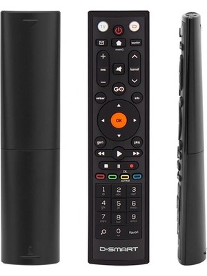 Belirtilmemiş D-Smart Hd Blue Go Tuşlu Yeni Nesil Uydu Kumandası