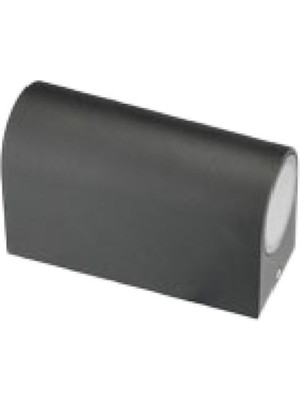 Antrasit Çift Taraflı Işık Süzgeçli Bahçe Aplike, Şık ve Dayanıklı Tasarım