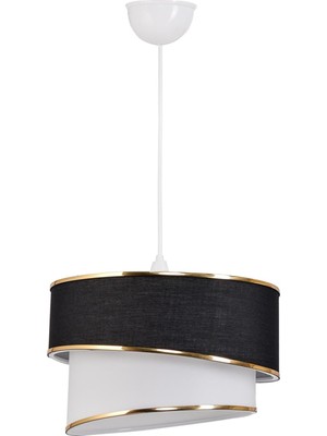 Siyah Modern Pasta Avize, Yatak Odası ve Çocuk Odası Için Şık ve Zarif Aydınlatma