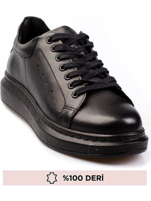 Hakiki Deri, Kalın Tabanlı, Iç Dış Deri Erkek Ayakkabı