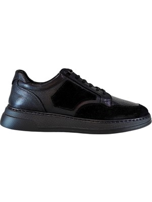 Who What Wear Erkek W Shoes Hakiki Deri Lastik Bağcıklı El Yapımı Sneaker Nubuk Deri Detaylı Ayakkabı 25WM0315