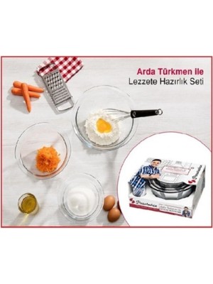 Turuncu Arda Türkmen Hazırlık Seti, Şık ve Kullanışlı Mutfak Aksesuarları