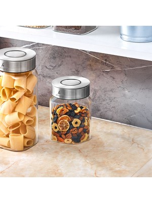 Çok Renkli Tımeless Kavanoz M, Şık ve Kullanışlı Ev Dekoru ve Saklama Çözümü