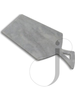 Gri Mermer Kesme ve Sunum Tablası, Şık ve Dayanıklı Tasarım, Ev ve Davetleriniz Için Ideal