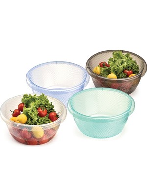 4'lü Badya Seti, Bulaşık Leğeni ve Çok Amaçlı 9,5 Litre Geniş Set