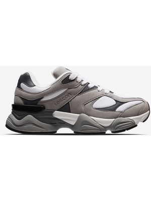 Lescon Ghost 2 Easystep Erkek Spor Ayakkabı Gri Beyaz