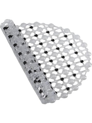 Home 63X35 cm Vantuzlu Banyo ve Duşakabin Paspası - Silikon Vakumlu Kaymaz Zemin Paspası, Su Geçirmez Duş Paspası, Güvenli ve Konforlu Kullanım