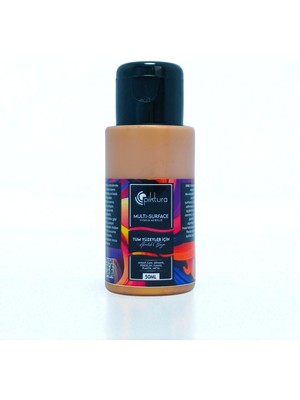 Piktura Akrilik Multisurface Boya 50ML Metalik Bakır