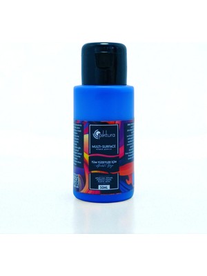 Piktura Akrilik Multisurface Boya 50ML Mavi
