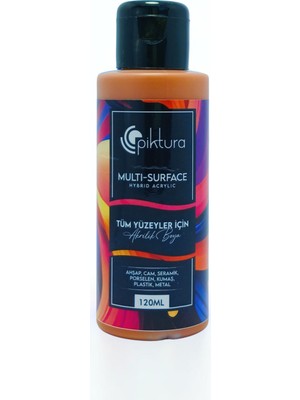 Piktura Akrilik Multisurface Boya 120ML Kestane