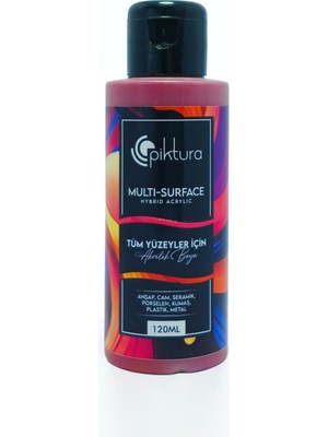 Piktura Akrilik Multisurface Boya 120ML Bordo