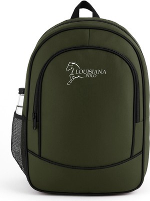 Louisiana Polo 3 Bölmeli Okul Sırt Çantası Haki 2450
