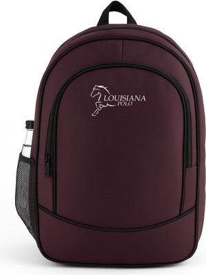 Louisiana Polo 3 Bölmeli Okul Sırt Çantası Bordo 2450