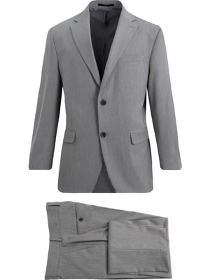 Uki Gri 4 Drop Klasik Takım Elbise