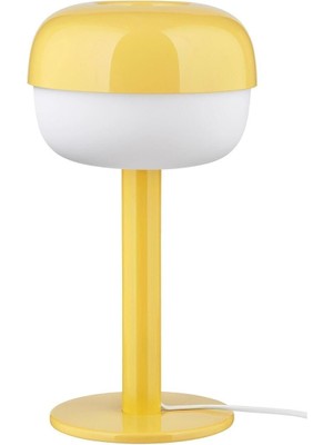 Şık 36 cm Sarı Masa Lambası, Oda Aydınlatması, Modern ve Kullanışlı Parlak Tasarım